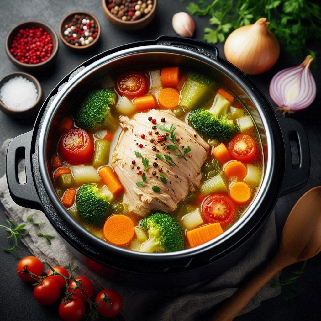 Instant Pot Chicken and Vegetable Soup Recipe